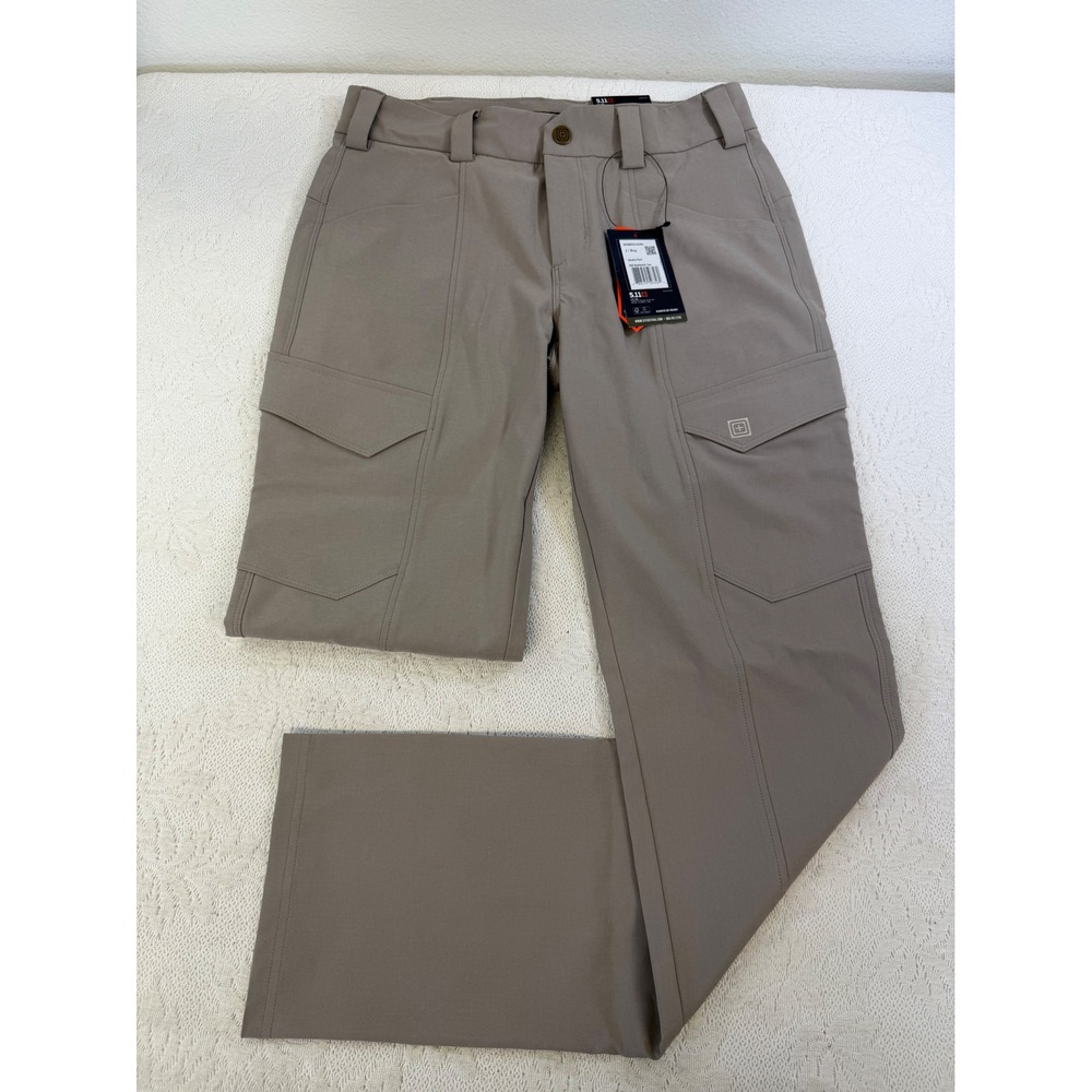 5.11 Tactical Shella Pant Womens 2 Regular Badlands Tan Stretch Cargo 64453
